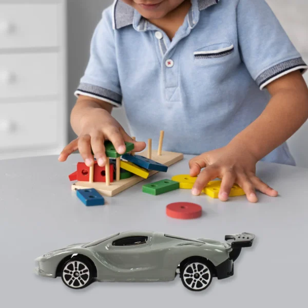 Metal Mini Car Toy, Free Wheel Die-Cast Racing Vehicle (1 Pc, Multicolor) - Image 2