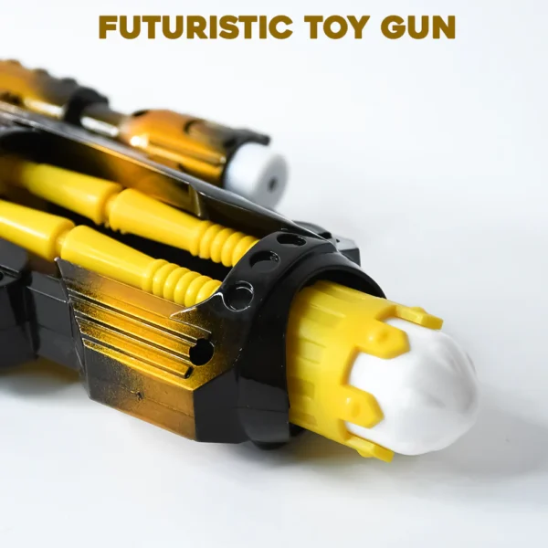 TTG LED Laser Gun Toy – Battery Operated Space Blaster with Flashing Lights & Sound Effects (1 Set) - Image 2