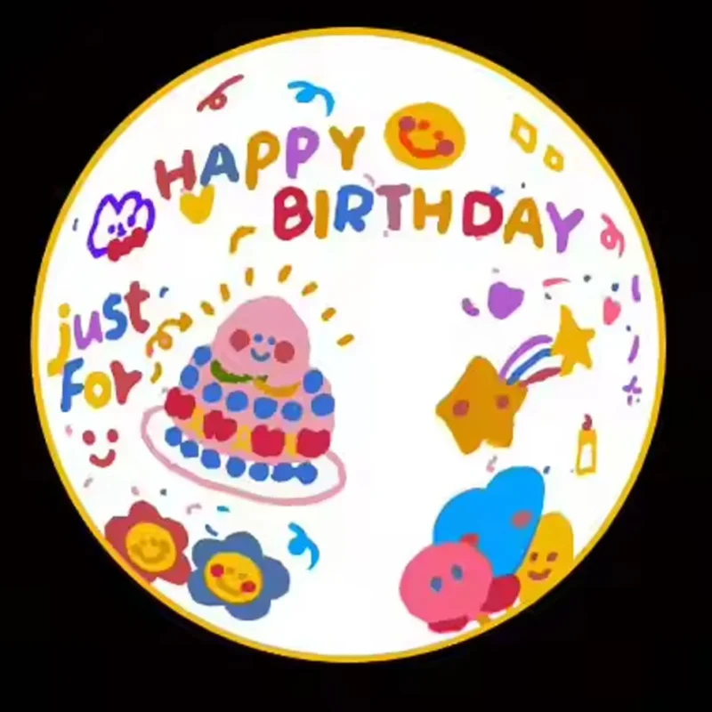 Birthday Projector with 8 Slides – Party Atmosphere Light (1 Set) - Image 2
