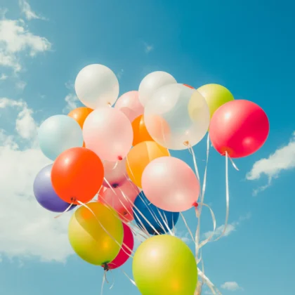 Multicolor Latex Balloons – 24 Pcs Set | Party Decoration for Birthday, Anniversary, Wedding & More | Heart Shape Balloons | Made in India