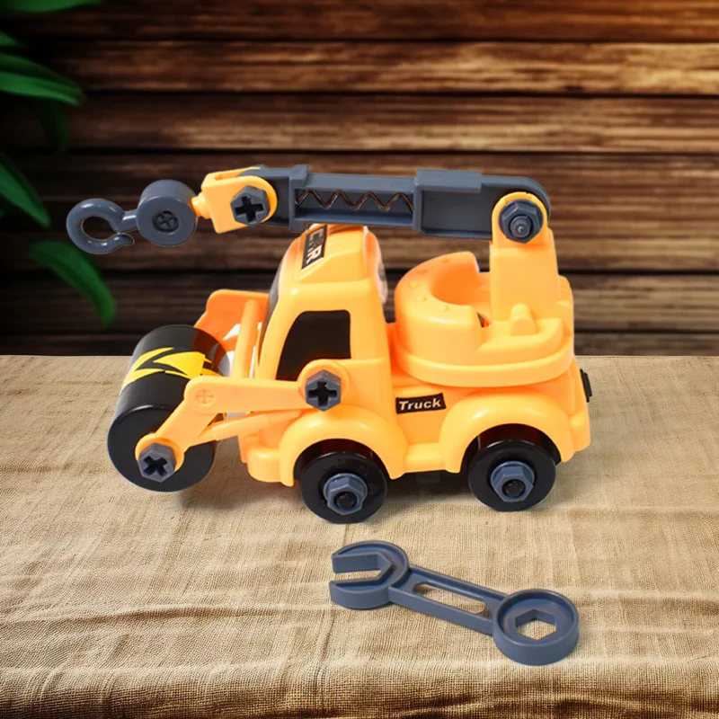 Engineering Vehicles Nut Assembly Toy – DIY Vehicle Model Set for Kids (2 Pc Set) - Image 3