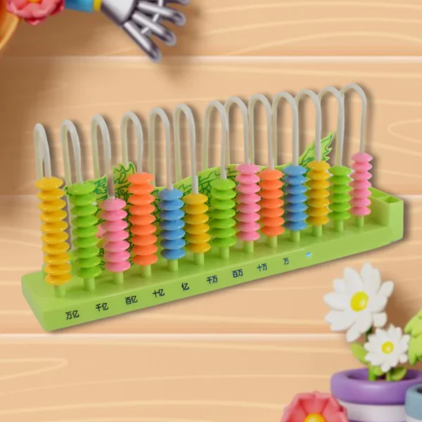Abacus 13 Rods Counting Educational Toy – Arithmetic & Math Learning Tool for Kids and Students (1 Set / Mix Color) - Image 5