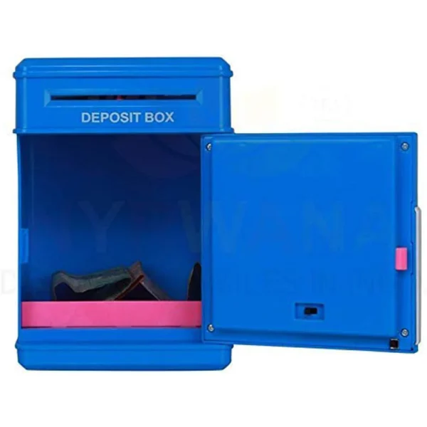 Electronic Piggy Bank ATM for Kids – Password Protected Money Safe Toy (Mix Color) - Image 2