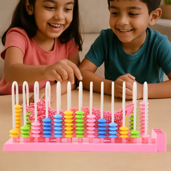 Abacus 13 Rods Counting Educational Toy – Arithmetic & Math Learning Tool for Kids and Students (1 Set / Mix Color) - Image 3