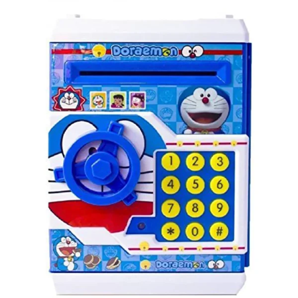 Electronic Piggy Bank ATM for Kids – Password Protected Money Safe Toy (Mix Color) - Image 3