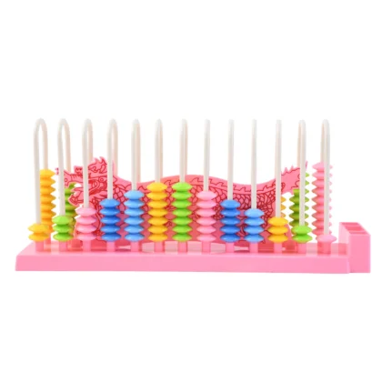 Abacus 13 Rods Counting Educational Toy – Arithmetic & Math Learning Tool for Kids and Students (1 Set / Mix Color)