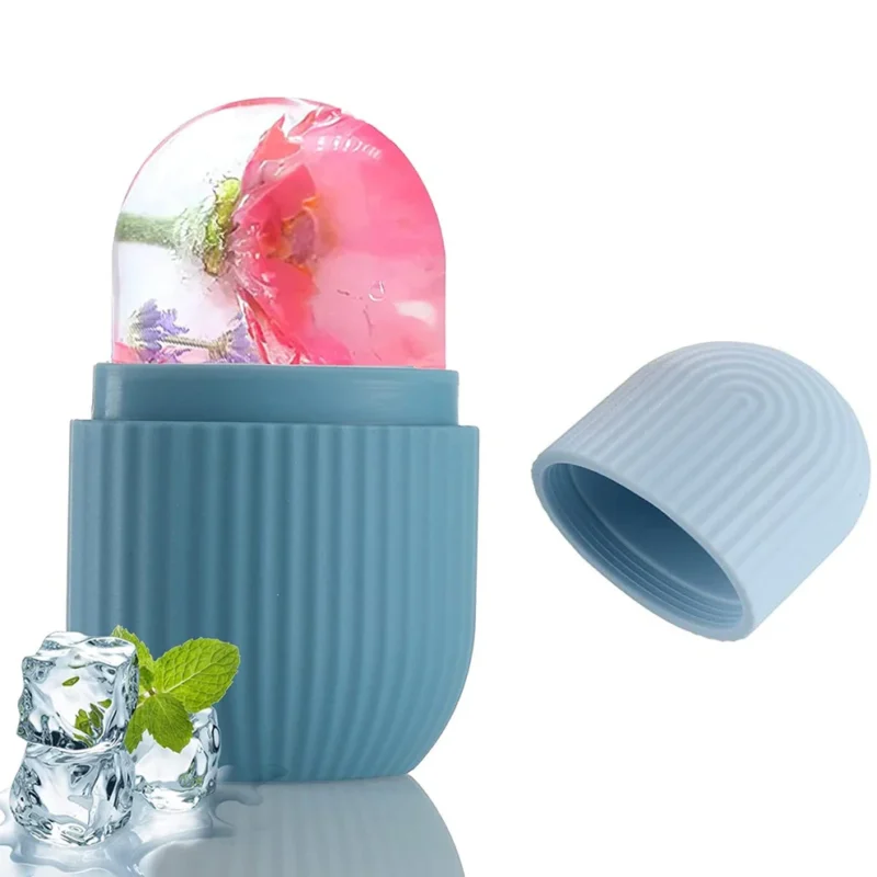 Beauty Ice Roller for Face & Eye – Reusable Facial Massager for Puffiness, Pores & Skin Brightening - Image 3