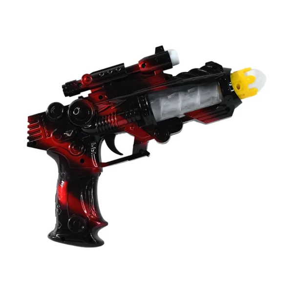 TTG LED Flashing Sound Laser Toy Gun – Battery Operated Space Blaster with Lights & Music for Kids - Image 4