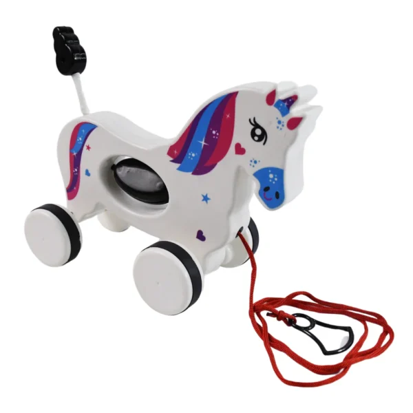 Pull Along Toy Unicorn – Early Walking Toy for Toddlers