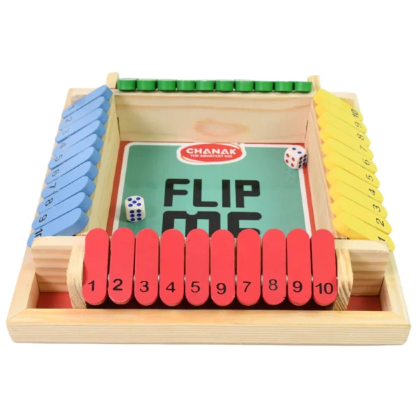 Shut The Box Dice Game, Classic Flip Me Multiplayer Game for Kids & Adults - Image 5