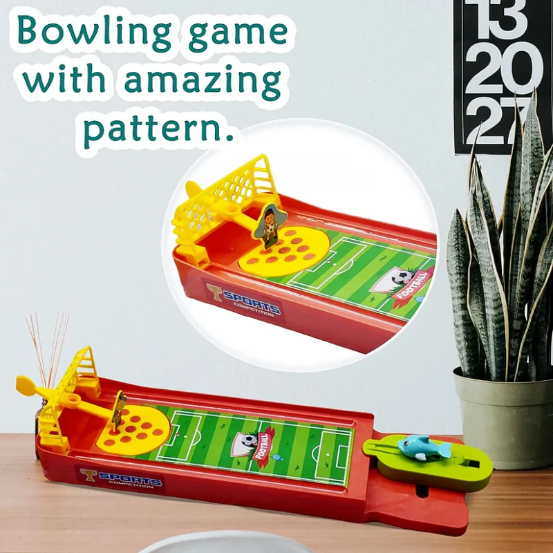 Mini Table Top Finger Football Game – Indoor Desktop Soccer Game for Kids & Adults | Fun Finger Flick Game for Family & Friends (1 Set) - Image 5
