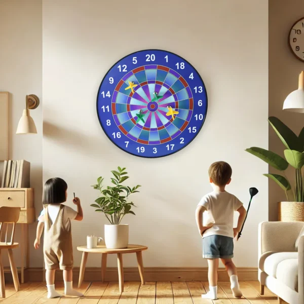 Magnetic Dartboard Game Set for Kids & Adults – Safe Wall-Mount Dart Board with 4 Magnetic Darts (Indoor Sports Fun) - Image 5