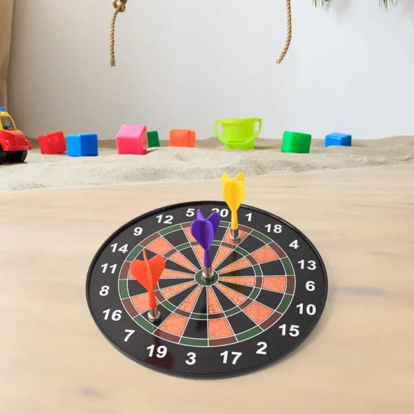Classic Magnetic Dartboard Game Set – Safe Wall-Mount Dart Board with 3 Magnetic Darts | Indoor Fun for Kids & Family - Image 2