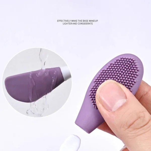 Double-Headed Silicone Mask Brush | Facial Cleansing & Mask Application Tool (1 Pc) - Image 6