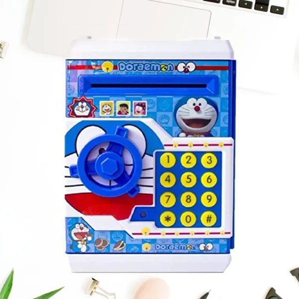 Electronic Piggy Bank ATM for Kids – Password Protected Money Safe Toy (Mix Color) - Image 5