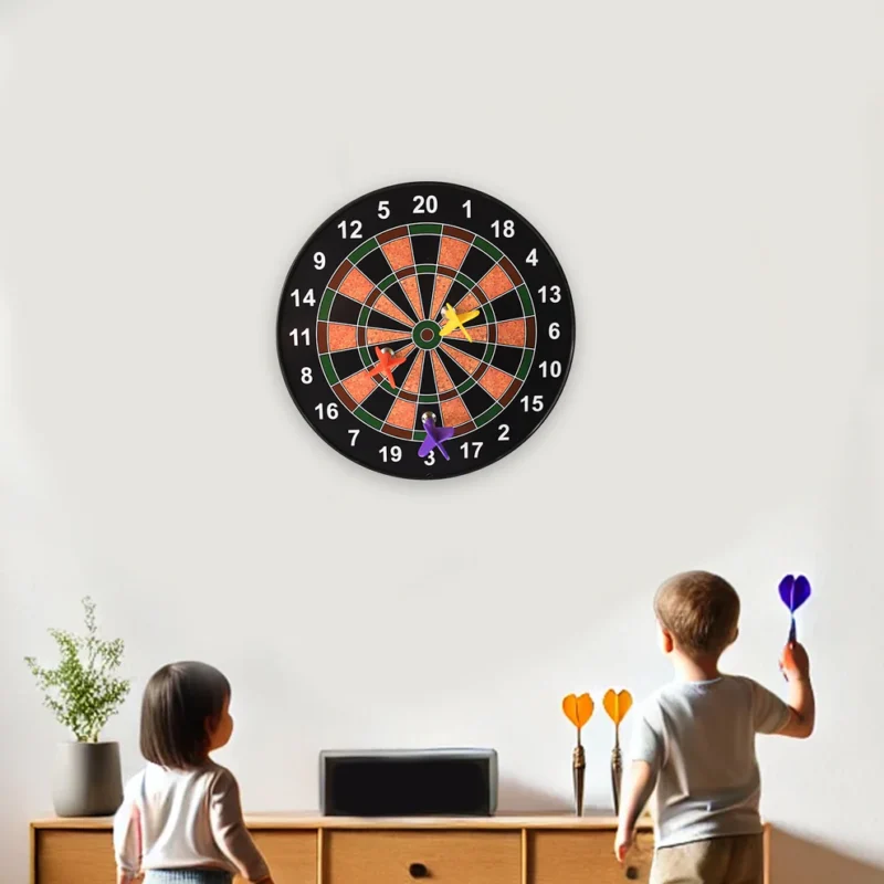Classic Magnetic Dartboard Game Set – Safe Wall-Mount Dart Board with 3 Magnetic Darts | Indoor Fun for Kids & Family - Image 4