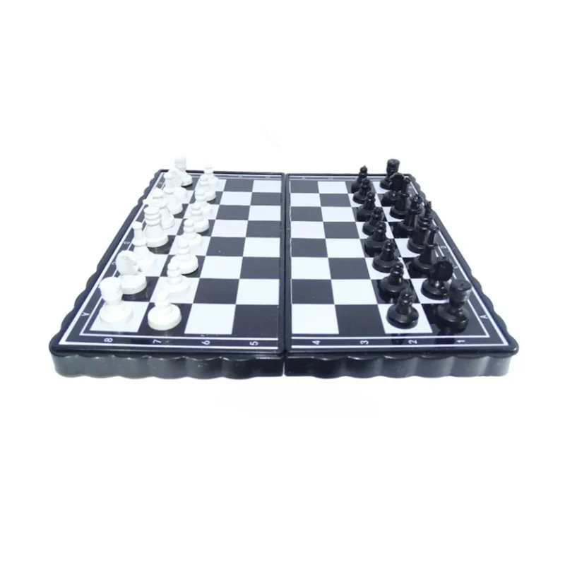 5"x5" Magnetic Travel Chess Board Set – Folding Portable Chess Game with Premium Black & Ivory Pieces | Classic Brain Game for Kids & Adults (1 Pc) - Image 6