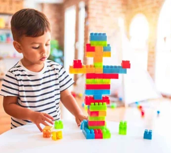 Small Building Blocks Set – 60 Pcs in Bag | Educational Toy for Kids | Creative Construction Game | Made in India