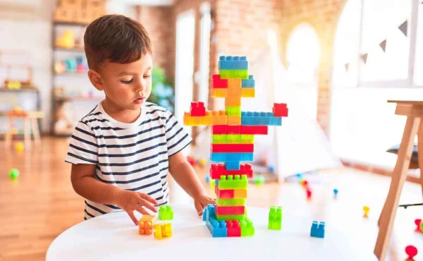 Small Building Blocks Set – 60 Pcs in Bag | Educational Toy for Kids | Creative Construction Game | Made in India