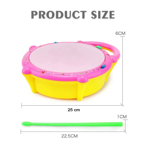 Flash Drum Toy – Colorful Musical Drum with Light Effects, Best Gift for Kids - Image 7