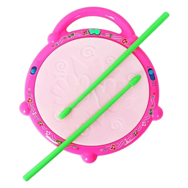 Flash Drum Toy – Colorful Musical Drum with Light Effects, Best Gift for Kids