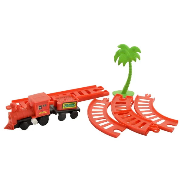World Express Mini Train Play Set for Kids | Wind-Up Toy Train with Tracks & Accessories - Image 2