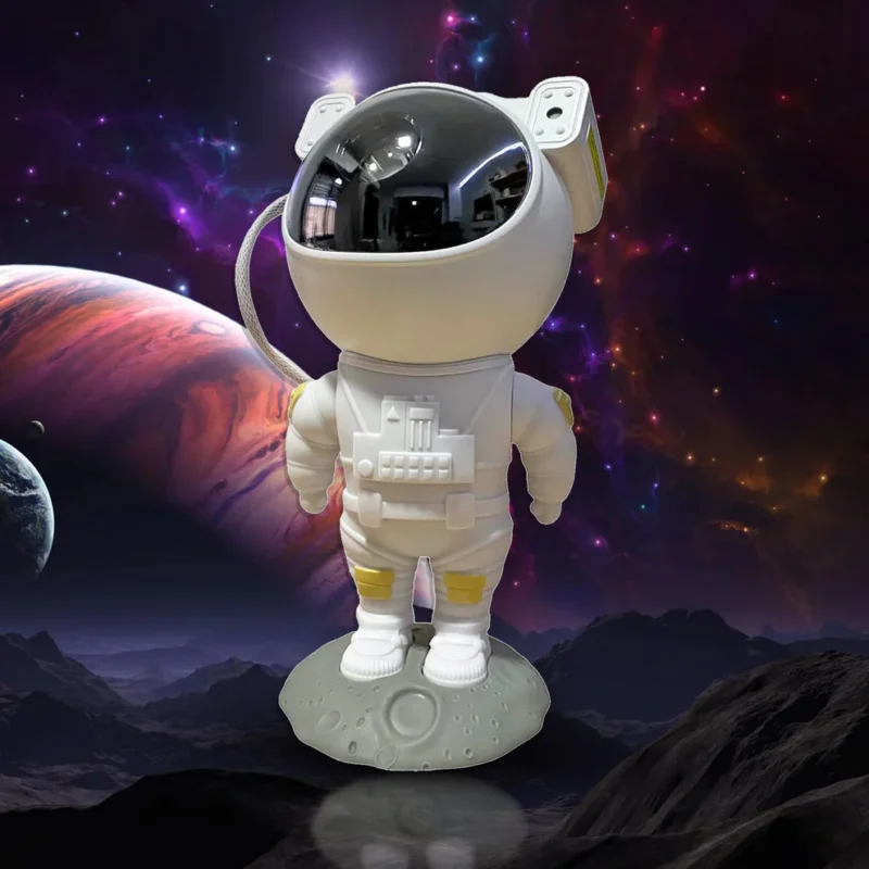 Astronaut Galaxy Projector Night Lamp – Remote-Controlled Starry Sky Light for Kids & Adults