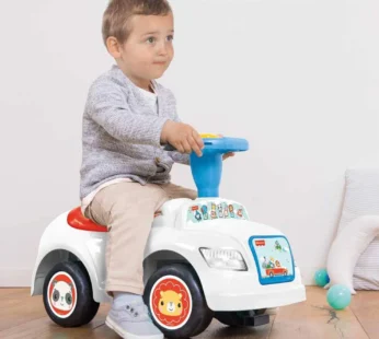 Kids City Ride-On Push Car – Backrest & Musical Horn for Toddlers (Boys & Girls)
