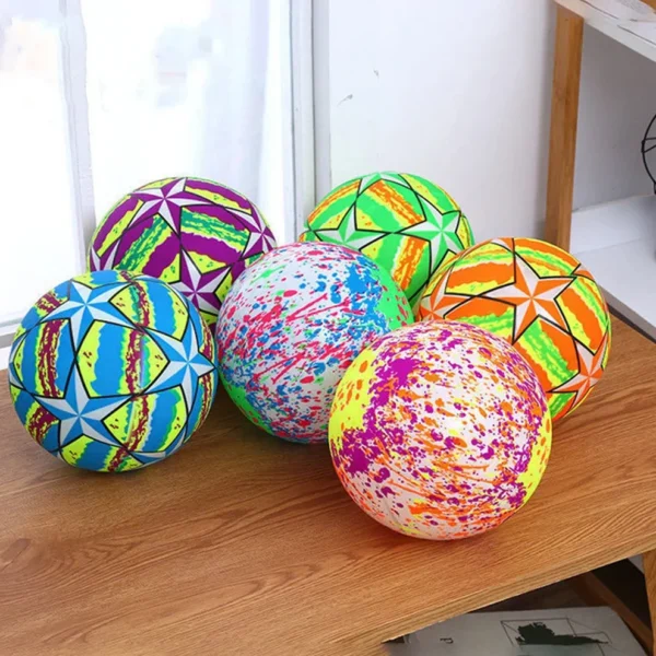LED Flashing Bouncy Ball for Kids | Soft Rubber Light-Up Stress Relief Toy (1 Pc Only, Assorted Colors) - Image 6