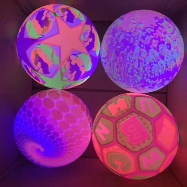 LED Flashing Bouncy Ball for Kids | Soft Rubber Light-Up Stress Relief Toy (1 Pc Only, Assorted Colors) - Image 5